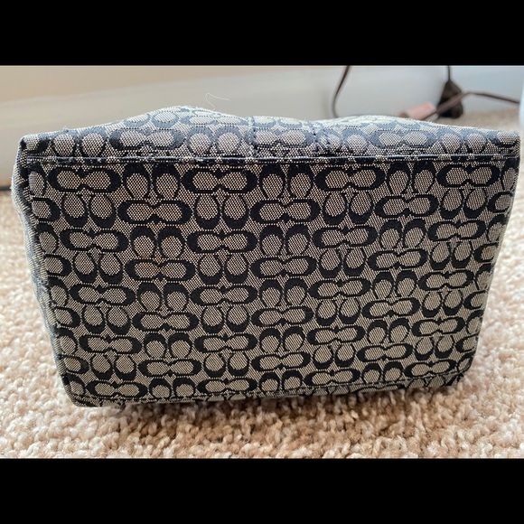 Gray & Black Coach mini bucket bag - Picture 3 of 4